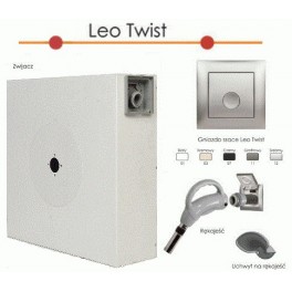 Wąż zwijany w kasecie Leo Twist